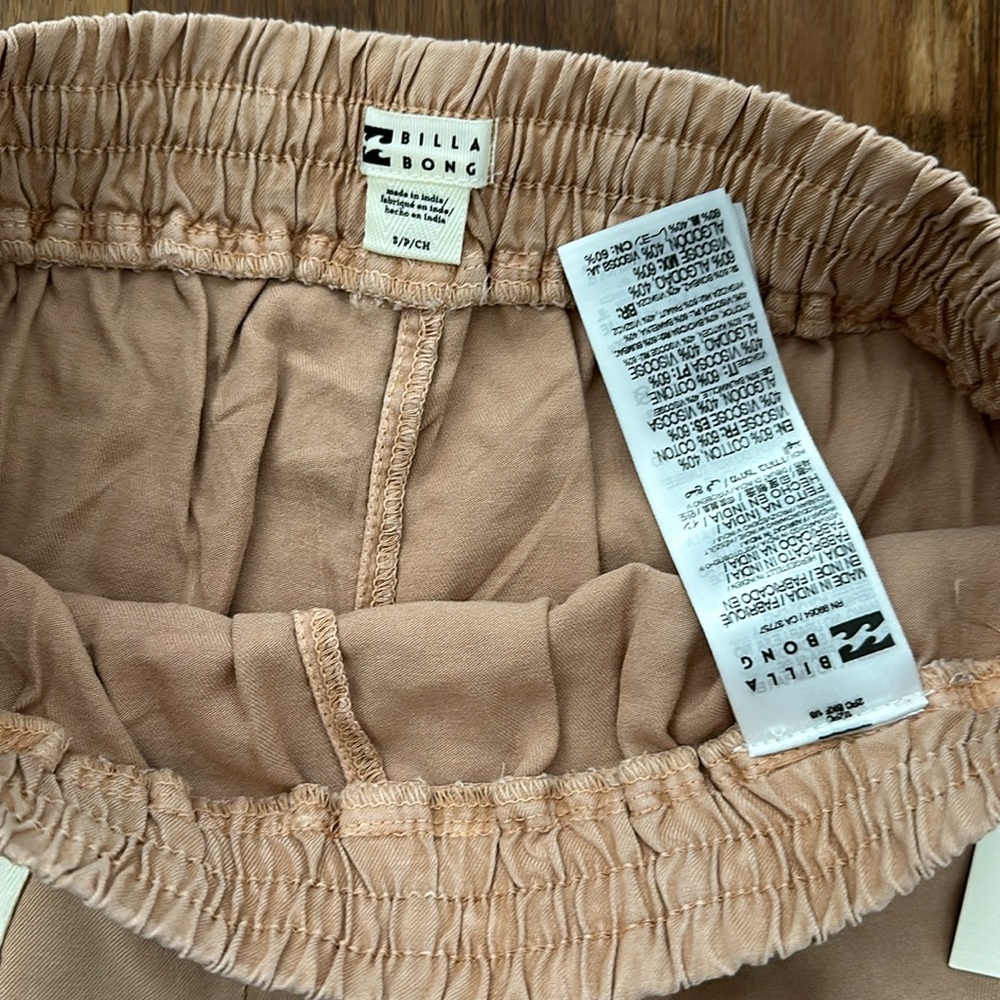 Billabong Tan Drawstring Athletic Shorts - Picture 5 of 11